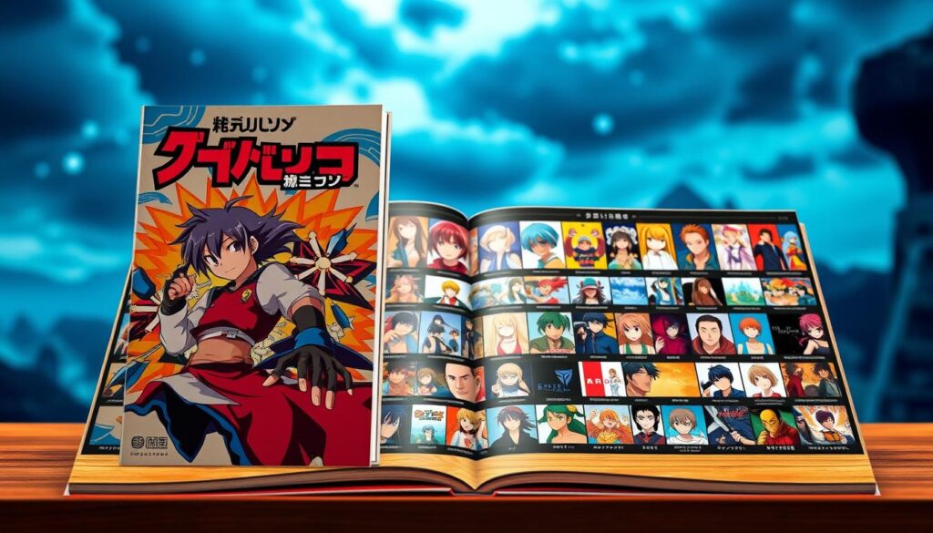 catálogo de animes
