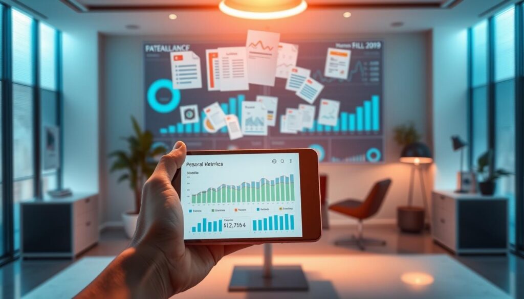importação de dados financeiros