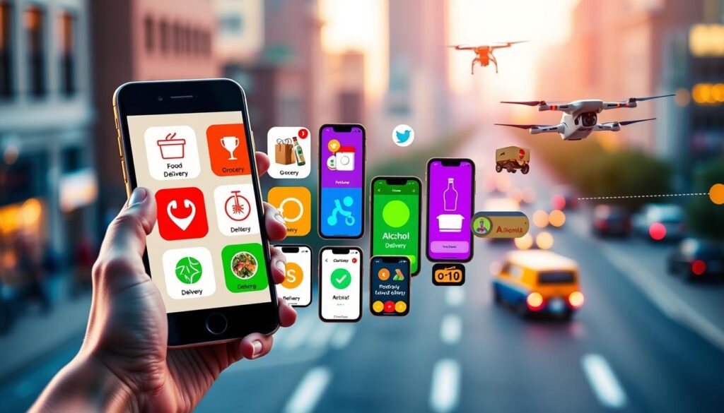 categorias de aplicativos de delivery
