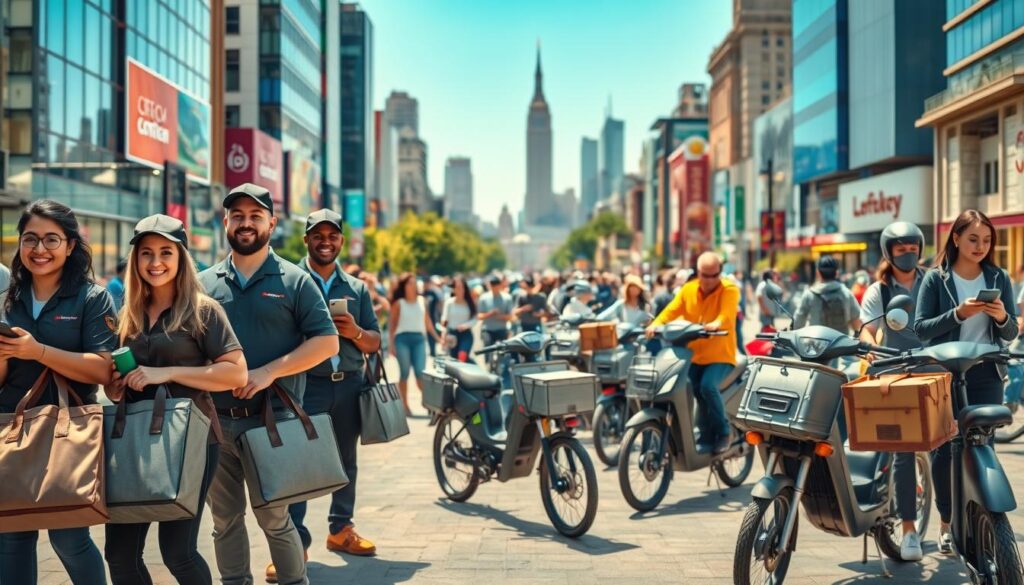 serviços de delivery