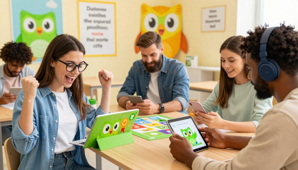 gamificação no Duolingo