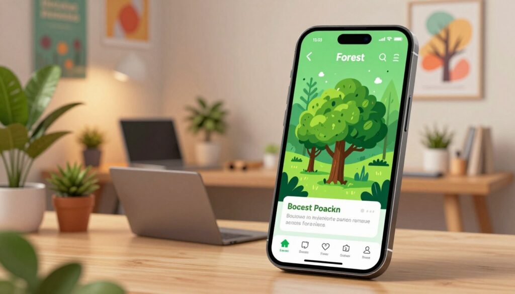 app Forest gamificação produtividade
