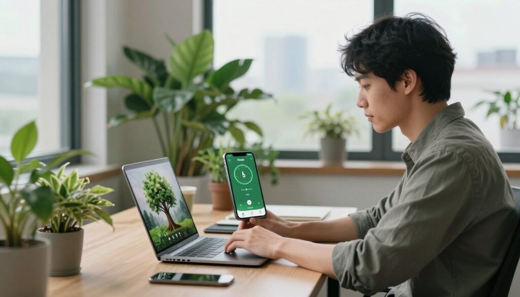 bem-estar digital e concentração