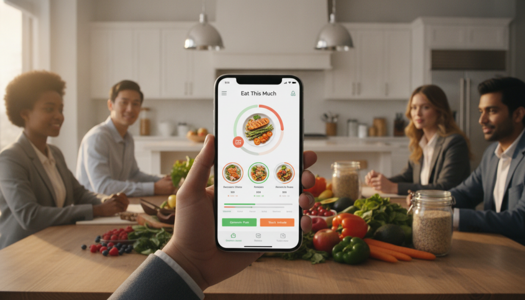 App Eat This Much e nutrição automatizada App Eat This Much e nutrição automatizada