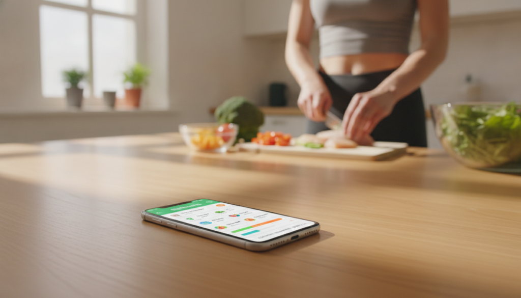App MyFitnessPal para contagem de calorias