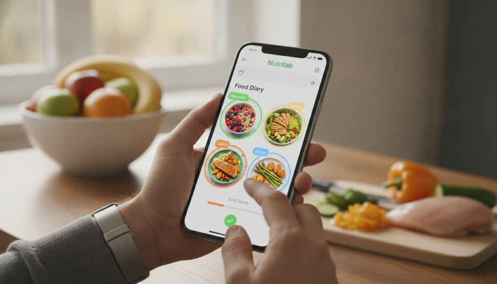 App Nutritab para hábitos alimentares App Nutritab para hábitos alimentares